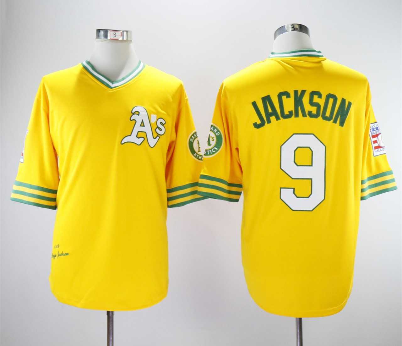 Athletics 9 Reggie Jackson Yellow Turn Back The Clock Copperstown Collection Baseball Jerseys,We sell and wholesale Athletics 9 Reggie Jackson Yellow Turn Back The Clock Copperstown Collection Baseball Jerseys on line form chian!